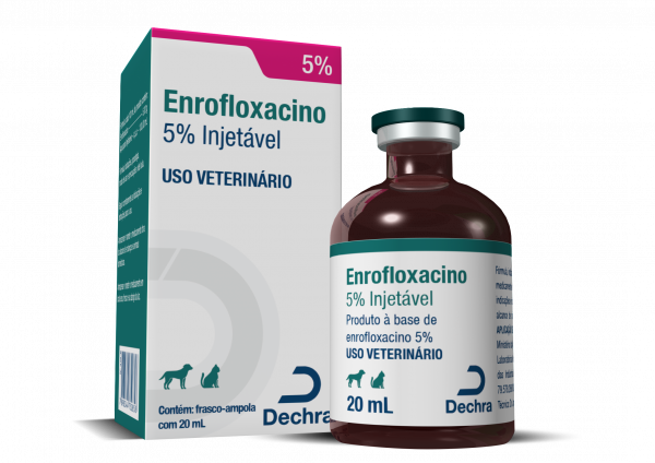 ENROFLOXACINO INJ 5% 20ML DECHRA