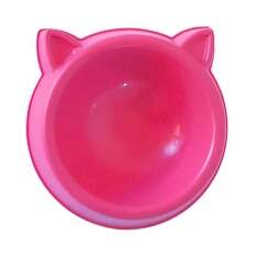 COMEDOURO GATO 100ML ROSA DURAPETS