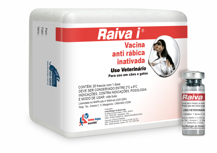 VACINA RAIVA I CAES E GATOS 10 DS LEMA I