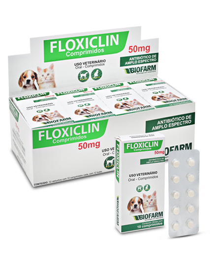 FLOXICLIN PET  50MG COMPR BIOFARM