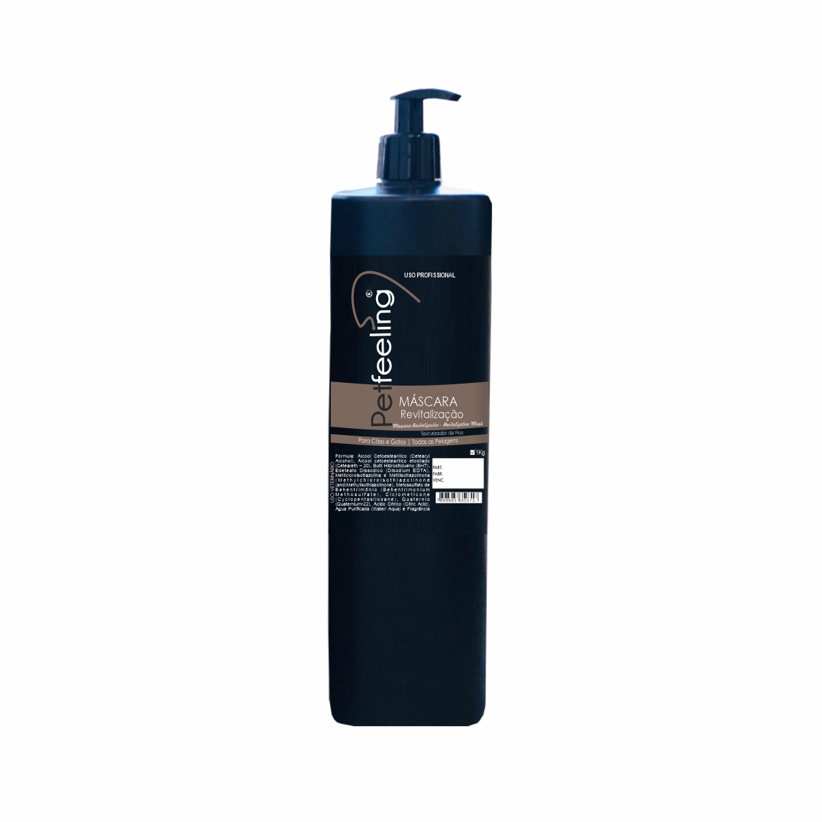 MASCARA DE REVITALIZACAO 1KG PET FEELING