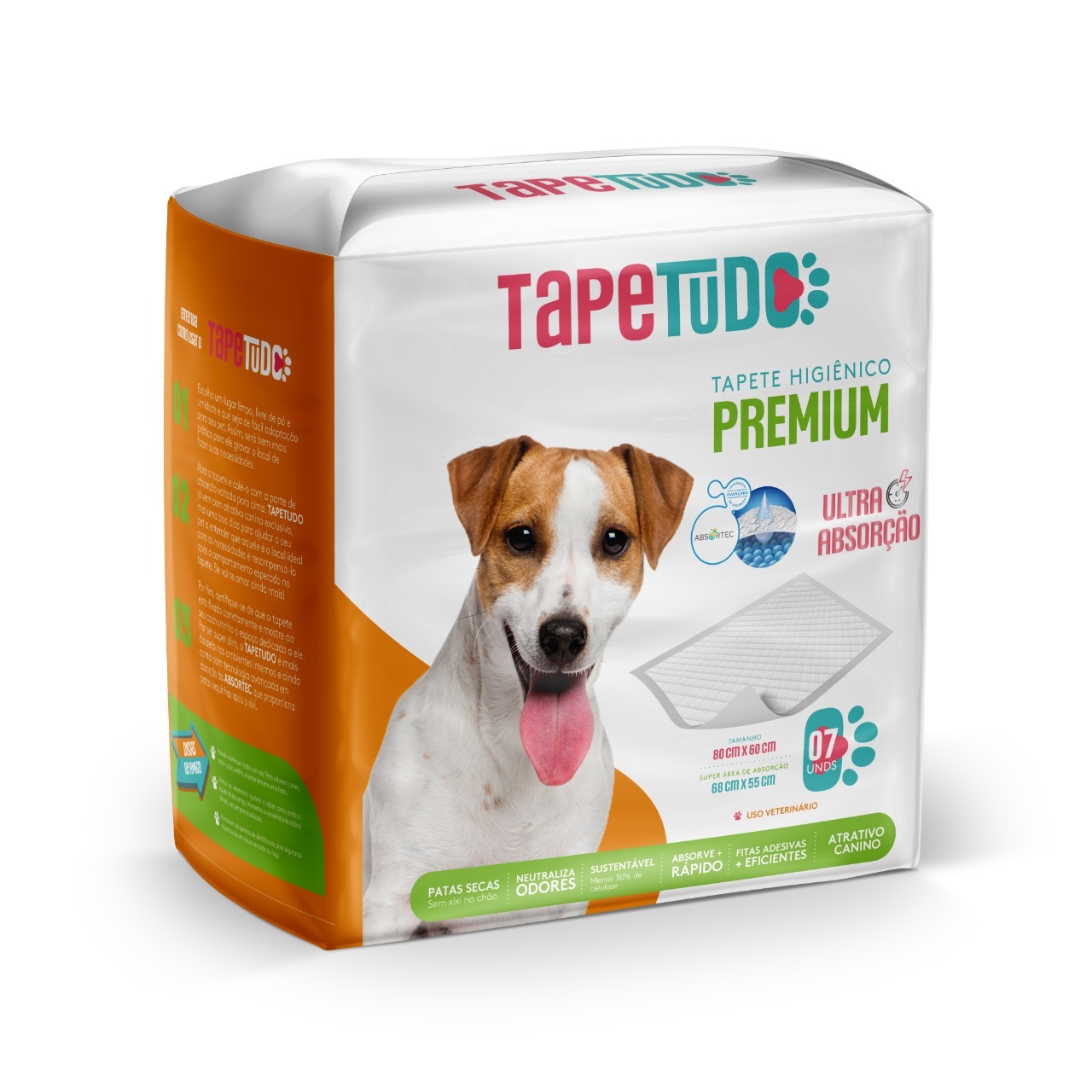 TAPETUDO TAPETE HIG 80X60CM C/  7UN