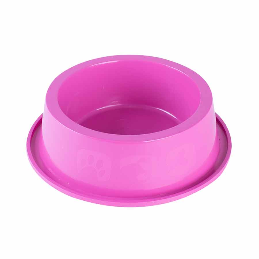 COMEDOURO  200ML AF ROSA DURAPETS