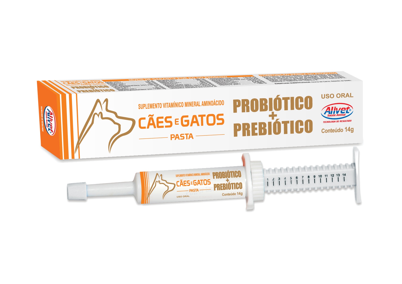 PASTA PROBIOTICO SERINGA 14G ALIVET